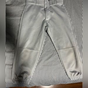 Easton baseball pants grey
